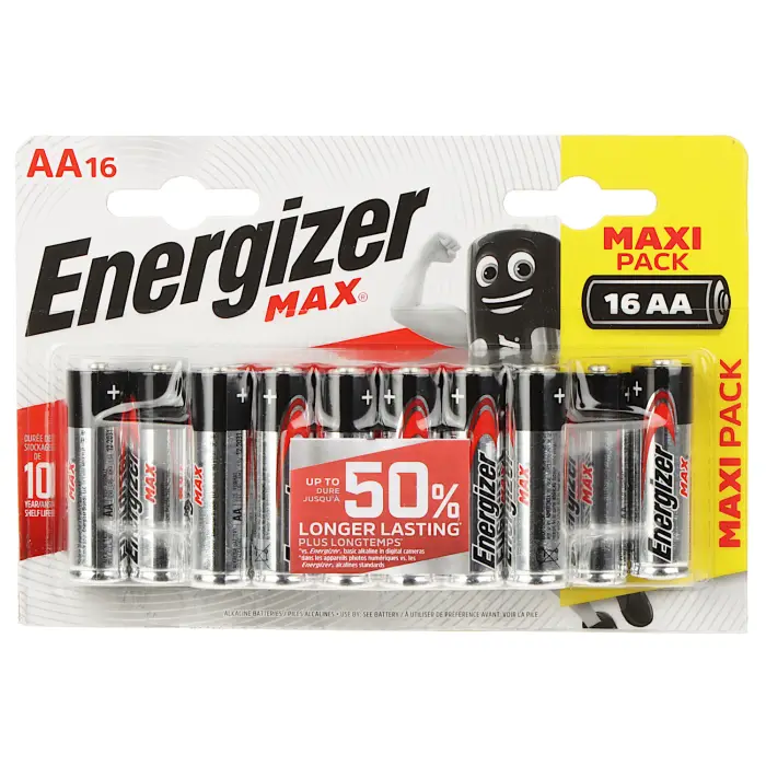 BATERIA ALKALICZNA BAT-AA/E-MAX*P16 1.5 V LR6 (AA) ENERGIZER